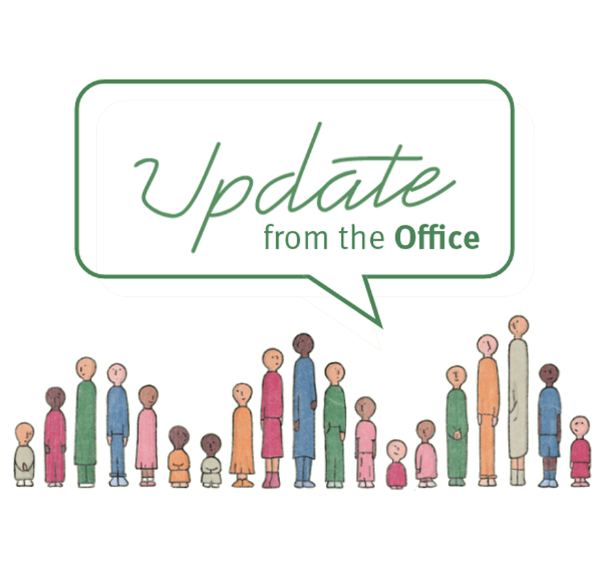 Decorative Image captioned Update from the Office